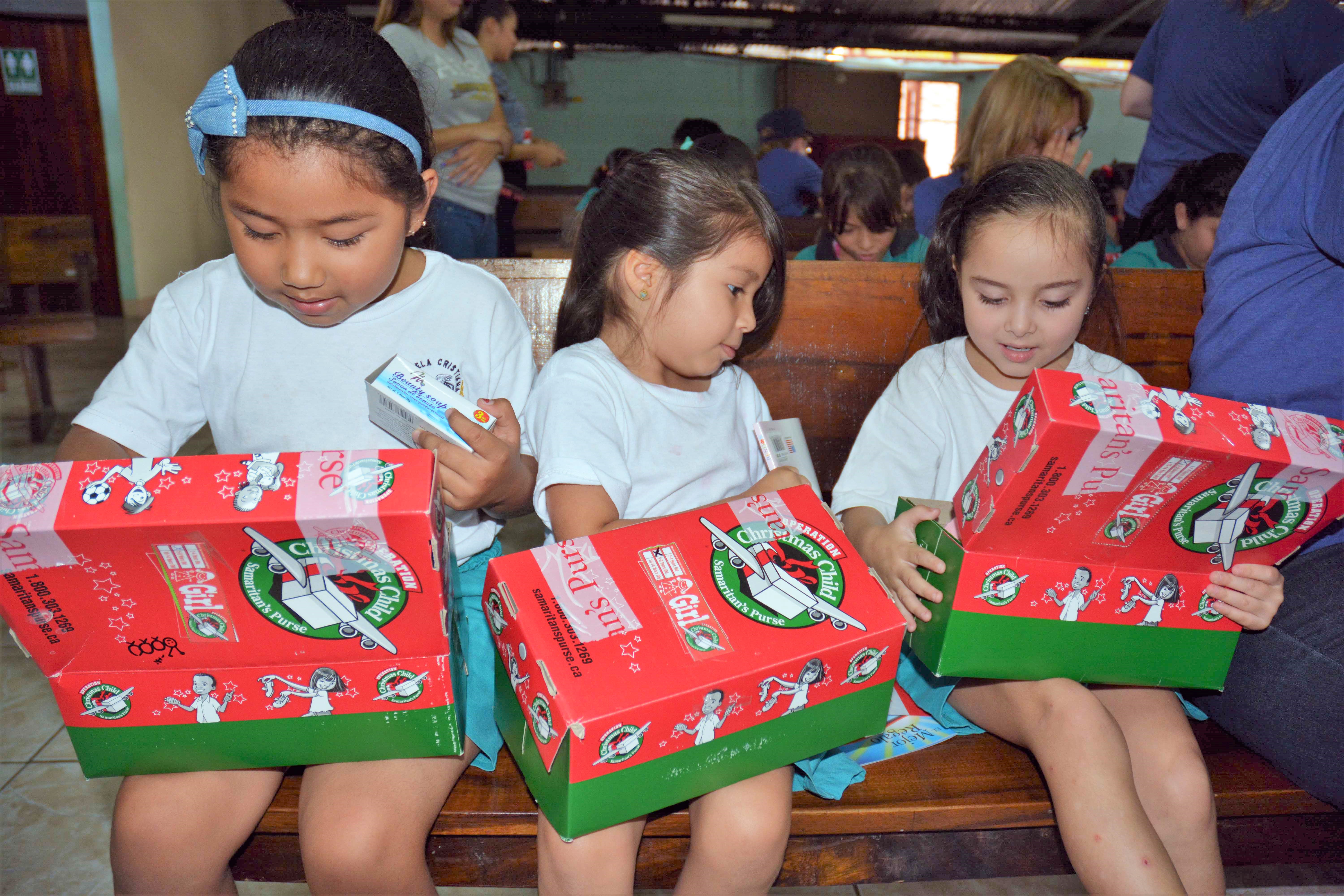 Operation Christmas Child collecting gift-filled shoeboxes this week